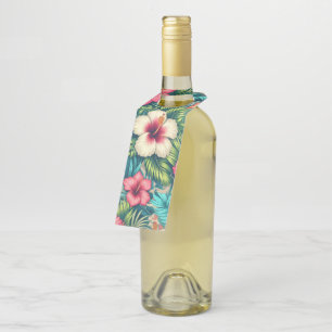 Bloemen Hawaïaans/tropisch Flessenhanger