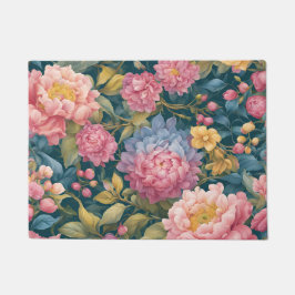 Bloemen Heldere kleurrijke bloemen Deurmat