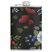Bloemen Heupfles (Voorkant)