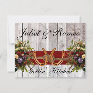 Bloemen & Hoefijzers, Rood lint bruiloft