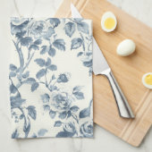  Bloemen Hondenpatroon met Aangepaste Naam Theedoek (Quarter Fold)