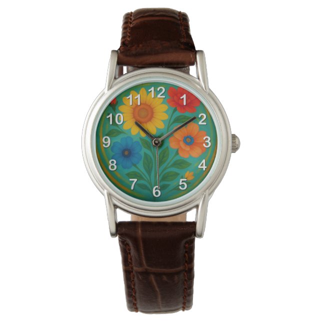 Bloemen Horloge (Voorkant)