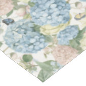 Bloemen, hortensia's, rozen, roze rozen tafelkleed (Gekanteld)