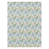 Bloemen, hortensia's, rozen, roze rozen tafelkleed (Voorkant)