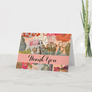 bloemen Hula Colorful Hawaiian Tropical Bedankkaart