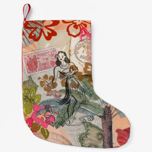  bloemen Hula Colorful Hawaiian Tropical Kleine Kerstsok