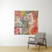 bloemen Hula Colorful Hawaiian Tropical Wandkleed (In Situ (horizontaal))