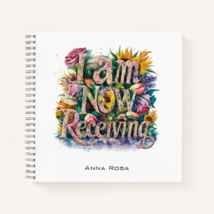 *~* Bloemen IK ONTVANG NU 20 AP85 Manifesting Notitieboek