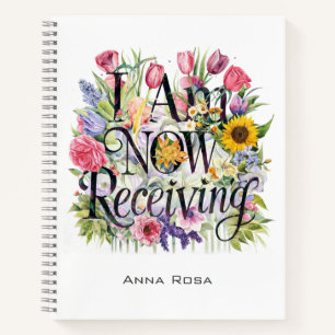 *~* Bloemen IK ONTVANG NU 9 AP85 Manifesting Notitieboek