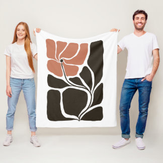 Bloemen Illustratie Kunstwerk Fleece Deken