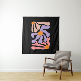 Bloemen Illustratie Kunstwerk Wandkleed