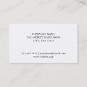 Bloemen | Illustratief Visitekaartje (Achterkant)