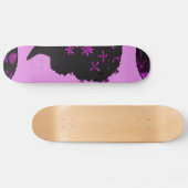  bloemen in afro skateboard (Horizontaal)