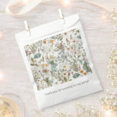 Bloemen in bloei bedankzakje (Geknipt)