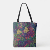 Bloemen in Bloom-Canvas tas (Achterkant)
