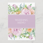 Bloemen in Bloom - het Menu van de Ontvangst van h (Voorkant)