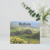 Bloemen in Bloom Valley of the Souls Bolivia Briefkaart (Staand voorkant)