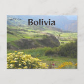 Bloemen in Bloom Valley of the Souls Bolivia Briefkaart (Voorkant)