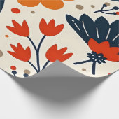 Bloemen in cadeaupapier (Hoek)