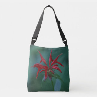 Bloemen in de bergen dubbelzijdig  crossbody tas