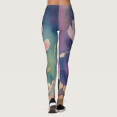Bloemen in de kosmos leggings (Achterkant)