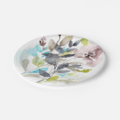 Bloemen in de Mix Papieren Bordje (Gekanteld)