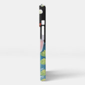 Bloemen in de Night iPhone case iPhone Hoesje (Linkerkant)