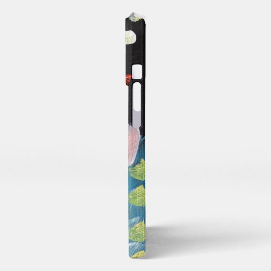 Bloemen in de Night iPhone case iPhone Hoesje (Linkerkant)