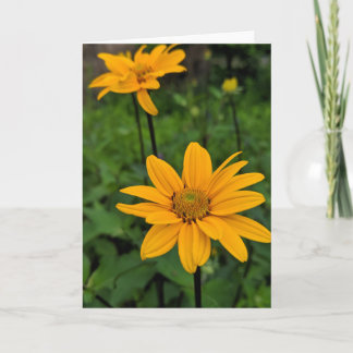 Bloemen in de tuin kaart