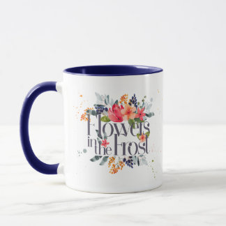 Bloemen in de vriesste Mok voor de combinatie van