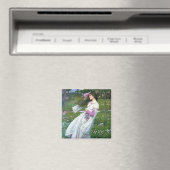 Bloemen in de wind, John William Waterhouse Magneet (Insitu (Vaatwasser))