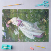 Bloemen in de wind, John William Waterhouse Tissuepapier (Craft)