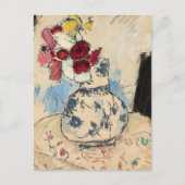 Bloemen in een bloemenvaas | Tadeusz Makowski Briefkaart (Voorkant)