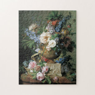 Bloemen in een broodrooster legpuzzel