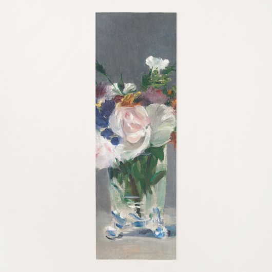 Bloemen in een Crystal Vase Manet Impressionist Yogamat (Voorkant)