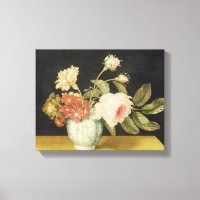 Bloemen in een Delft Jar (olie op het paneel)
