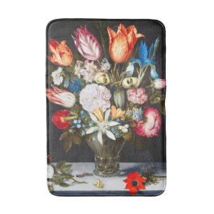  bloemen in een glas Ambrosius Bosschaer Badmat