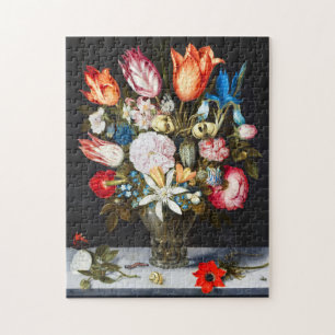  bloemen in een glas Ambrosius Bosschaer Legpuzzel