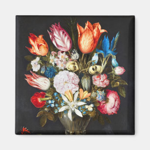 bloemen in een glas Ambrosius Bosschaer Magneet