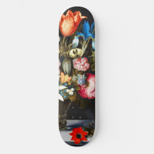  bloemen in een glas Ambrosius Bosschaer Skateboard