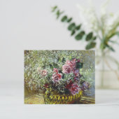 Bloemen in een Pot - Claude Monet Briefkaart (Staand voorkant)