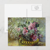 Bloemen in een Pot - Claude Monet Briefkaart (Voorkant / Achterkant)