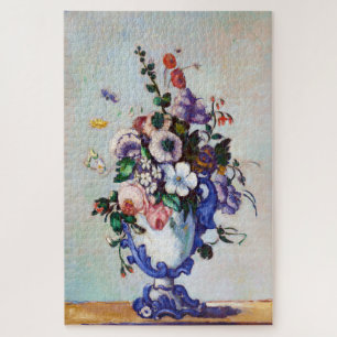 Bloemen in een Rococo Vase, Paul Cezanne Legpuzzel