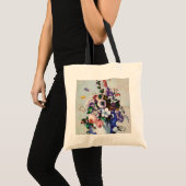 Bloemen in een Rococo Vase, Paul Cezanne Tote Bag (Voorkant (product))