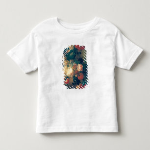 Bloemen in een Vaas met een vogelnest Kinder Shirts