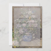 Bloemen in een vaas.  olieverf op doek. Kunst Kaart (Voorkant)