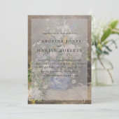 Bloemen in een vaas. olieverf op doek. Kunst Kaart (Staand voorkant)