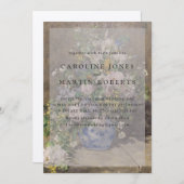 Bloemen in een vaas. olieverf op doek. Kunst Kaart (Voorkant / Achterkant)