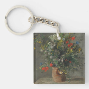 Bloemen in een Vase, c.1866 Sleutelhanger