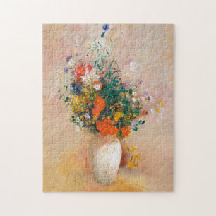 Bloemen in een Vase-schilderende Odilon Redon Amaz Legpuzzel